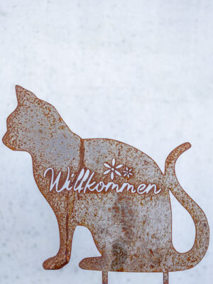 Katze Willkommen