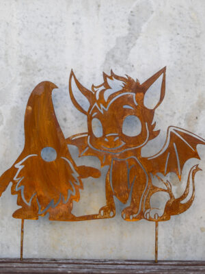 Wichtel Detlef mit Drache