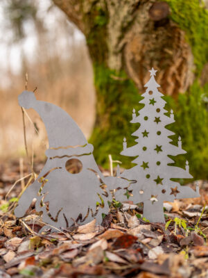 Wichtel Werner mit Weihnachtsbaum